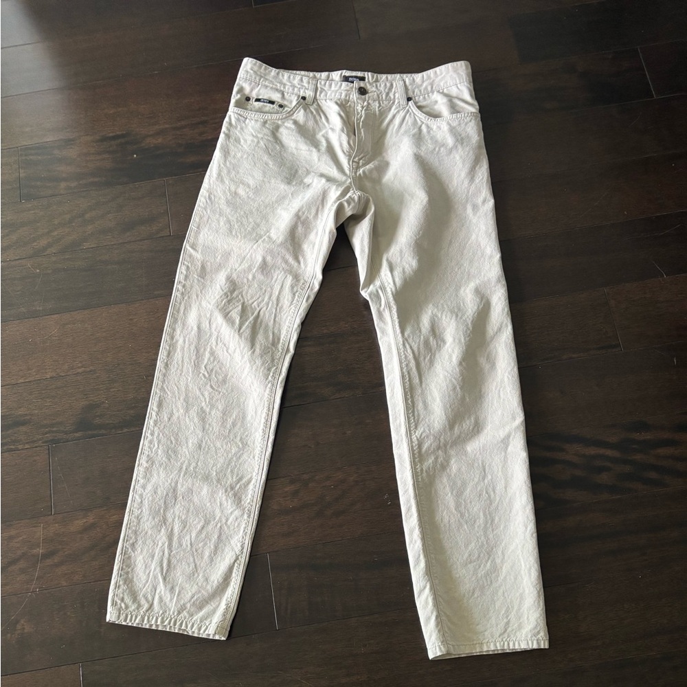 Men’s Hugo Boss Beige Jeans Regular Fit